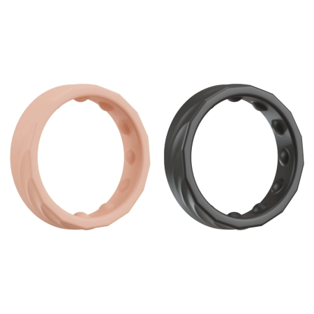 You2Toys 4in1 Silicone Support Ring Set 2pcs - Flexible & Textured