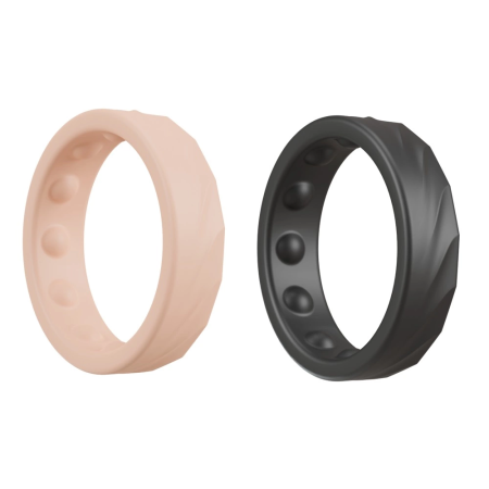 You2Toys 4in1 Silicone Support Ring Set 2pcs - Flexible & Textured