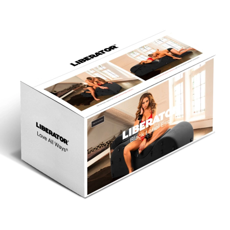 Liberator Black Label Esse Lounger Set with Adjustable Restraints, Black