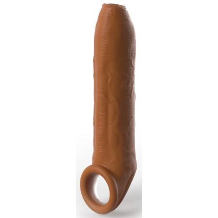 Fantasy X-Tensions Elite Uncut Enhancer Silicone Sleeve with Strap, 20.3 cm