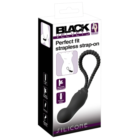 Black Velvets Strapless Intimate System Perfect Fit Silicone 22 cm