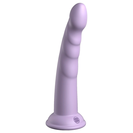 Dillio Platinum Slim Seven 7 Inch Silicone Intimate Device Purple