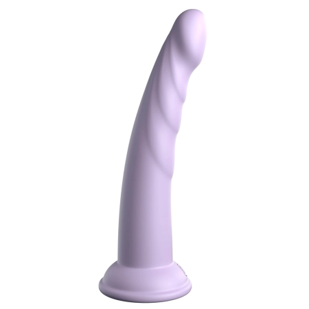Dillio Platinum Slim Seven 7 Inch Silicone Intimate Device Purple