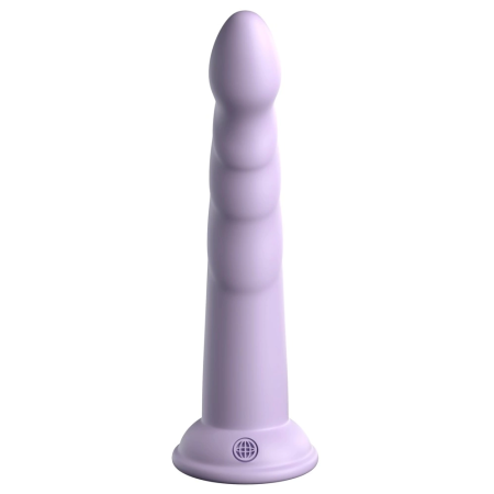 Dillio Platinum Slim Seven 7 Inch Silicone Intimate Device Purple
