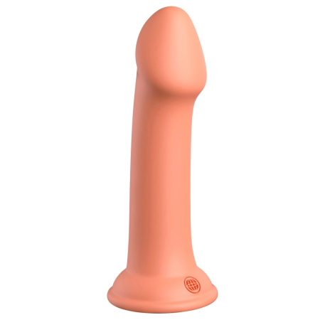 Dillio Platinum Big Hero Flexible Silicone Model Peach 17 cm