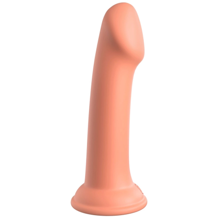 Dillio Platinum Big Hero Flexible Silicone Model Peach 17 cm