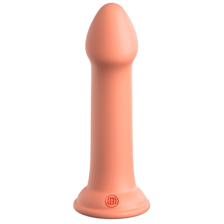 Dillio Platinum Big Hero Flexible Silicone Model Peach 17 cm