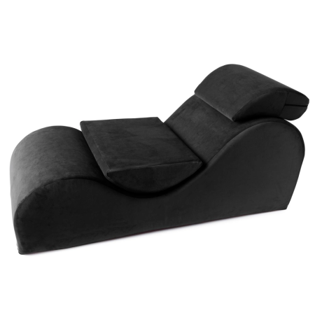 Liberator Esse Lounger - Ergonomic Intimate Furniture with Headrest, Black
