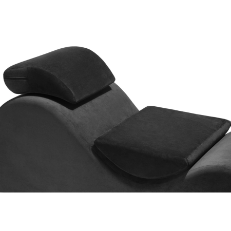 Liberator Esse Lounger - Ergonomic Intimate Furniture with Headrest, Black