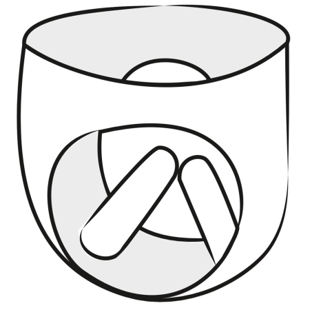 LateX Inflatable Briefs with Dual Internal Elements XL Size Black