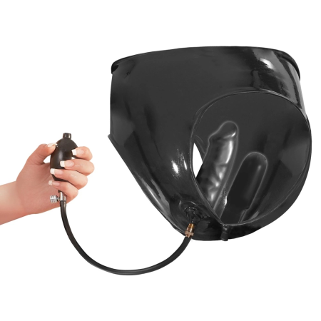 LateX Briefs M Size with Dual Inflatable Latex System and Pump