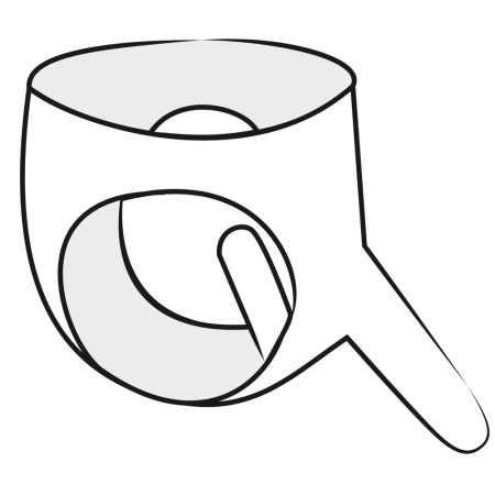 LateX Briefs Black S-L with Dual Silicone Extensions