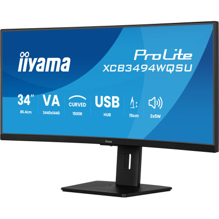 iiyama ProLite XCB3494WQSU-B1 34" UltraWide kompiuterio monitorius