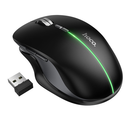 Belaidė pelė Hoco GM40 RGB juoda