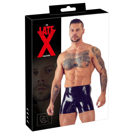 LateX Latex Briefs Black M - Anatomical Fit, Integrated Sleeves