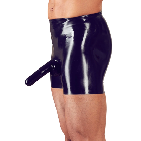 LateX Men's Latex Briefs Black S - Anatomical Design, 0.4 mm Thickness
