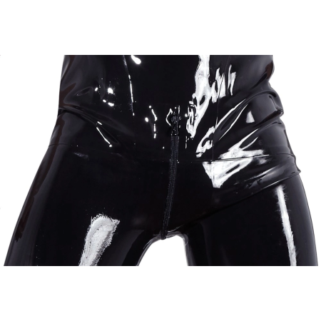 LateX Men's Jumpsuit S - Slim-Fit Natural Latex with Zipper Closure