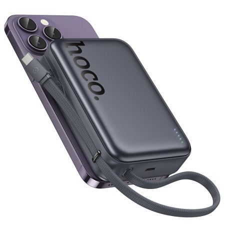 Išorinė baterija Hoco Q44A 45W Magnetic 20000mAh juoda