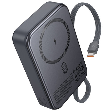 Išorinė baterija Hoco Q44A 45W Magnetic 20000mAh juoda