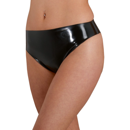 LateX Black Briefs 2XL - Flat-Dipped Latex, Shiny Finish