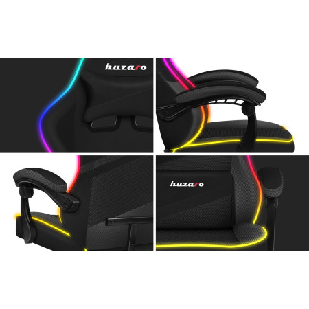 Huzaro Force 4.4 RGB Juodas