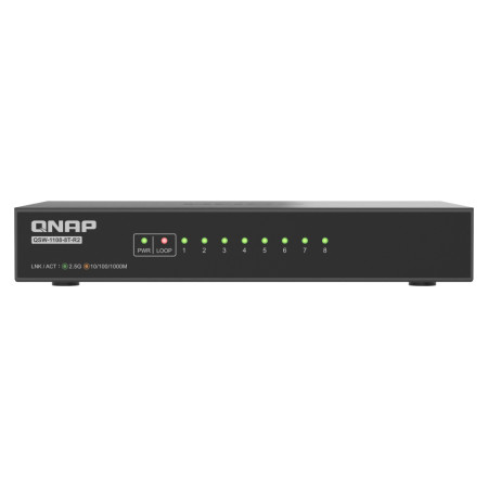 QNAP QSW-1108-8T-R2 tinklo komutatorius 2.5G Ethernet