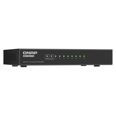 QNAP QSW-1108-8T-R2 tinklo komutatorius 2.5G Ethernet