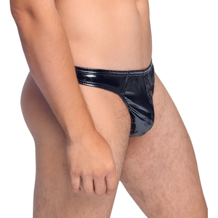Black Level Rio Men's Briefs M Shiny Bi-Elastic Vinyl Finish