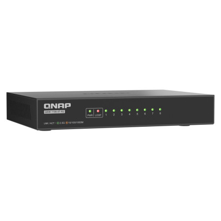 QNAP QSW-1108-8T-R2 tinklo komutatorius 2.5G Ethernet