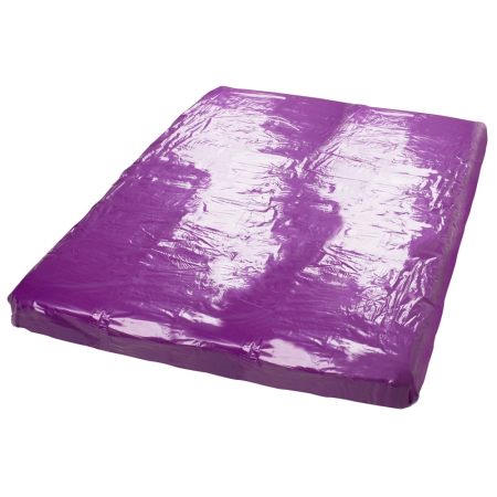 fetish collection Vinyl Bed Sheet Purple 200x230cm Waterproof Cover