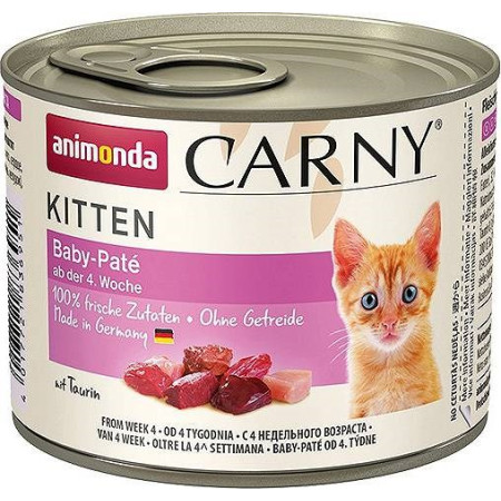 ANIMONDA Carny Kitten Baby-Pate - Drėgno Kačių Ėdalo - 200g
