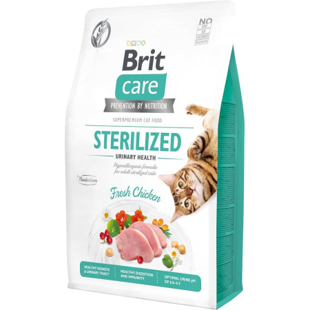 BRIT Care Beiglutenis Sterilizuotas Šlapimo Kontrolė - sausas kačių maistas - 2 kg
