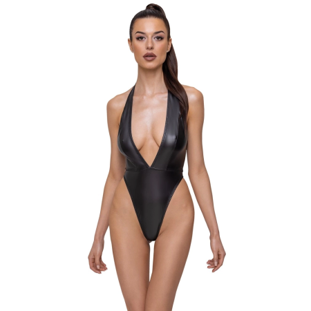 Cottelli Party Body Matte Look L - Deep Neckline & High Cut Design