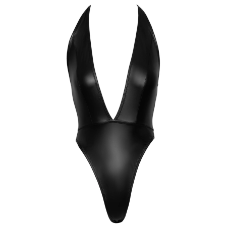 Cottelli Party Matte Look Body M - Elegant Halterneck, Deep Back, Black