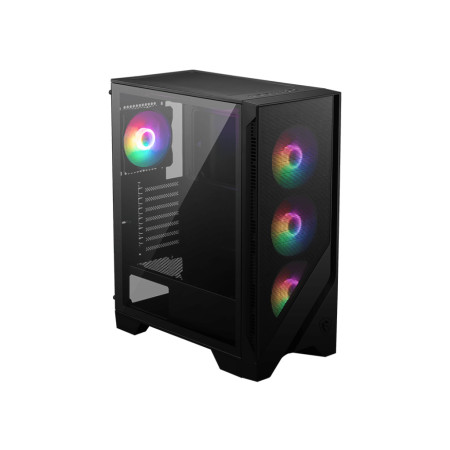 MSI MAG Forge 120A AIRFLOW Midi Tower kompiuterio korpusas, Juodas, Permatomas