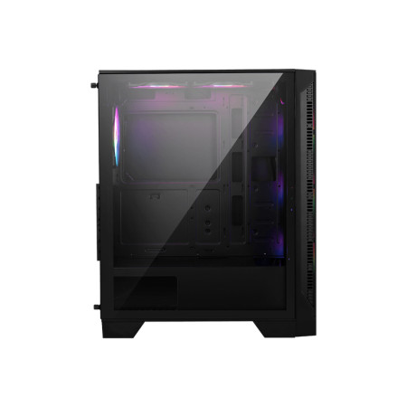 MSI MAG Forge 120A AIRFLOW Midi Tower kompiuterio korpusas, Juodas, Permatomas