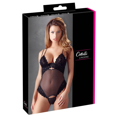 Cottelli Collection Body 75B/S Black Powernet Adjustable Straps