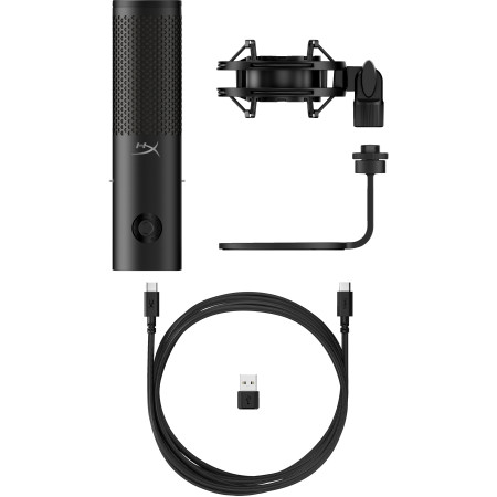 HyperX QuadCast 2 S USB mikrofonas (Juodas)