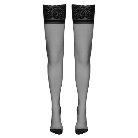 Cottelli Collection Hold-up Stockings Classic 20 Denier Lace Black