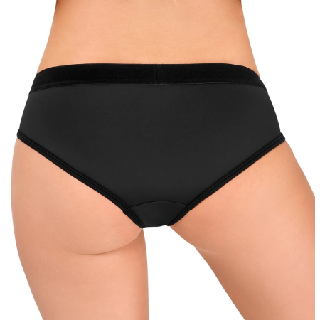 Bad Kitty Strap-On Panties L Black Microfibre Adjustable Harness