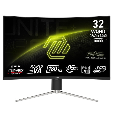 MSI MAG 325CQRF QD E2 kompiuterio monitorius 80 cm (31.5")