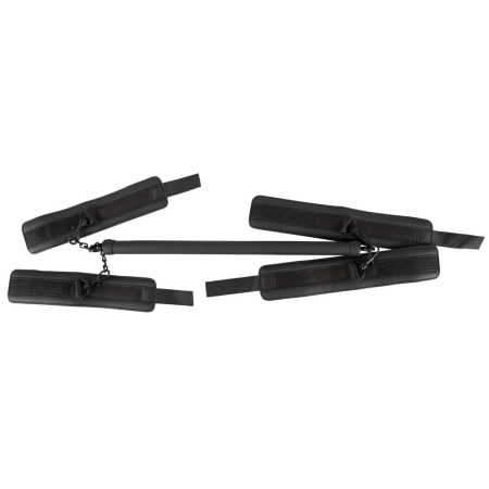 You2Toys Adjustable Bondage Bar with Padded Wrist & Ankle Restraints 40cm