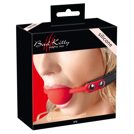 You2Toys Red Silicone Ball Restraint Adjustable Strap 4cm