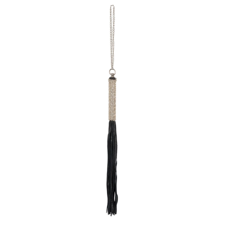 You2Toys Mini Flogger with Rhinestone Handle, 40 cm, Black