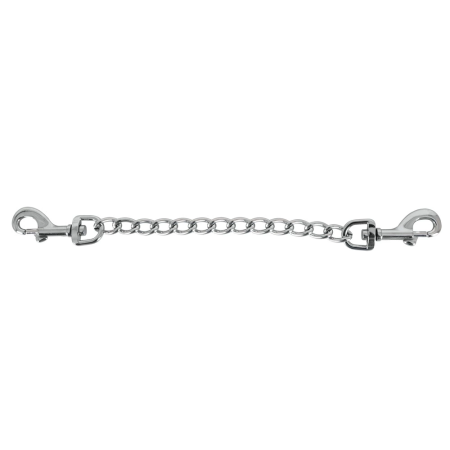 You2Toys Silver Metal Chain 15cm with Dual Snap Hooks