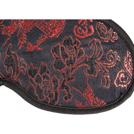 ZADO Satin Touch 3-Piece Bondage Kit, Black-Red, Universal Fit