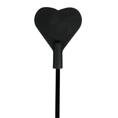 You2Toys Heart-Shaped Black Crop Silicone Tip 44 cm