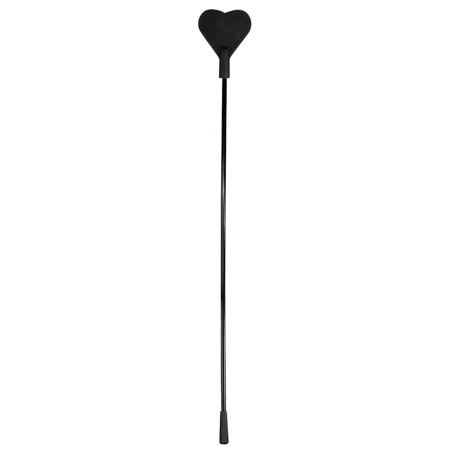 You2Toys Heart-Shaped Black Crop Silicone Tip 44 cm