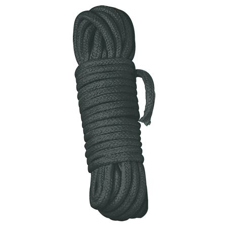 You2Toys Cotton Bondage Rope 3m Black - Braided, Soft, Durable