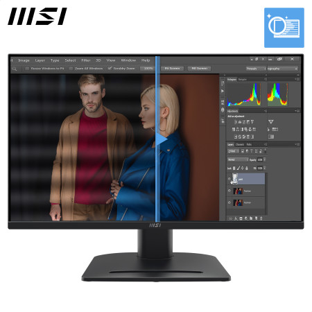 MSI Pro MP275QPG Kompiuterio Monitorius 68,6 cm (27") Juoda